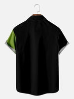 Tall Men's Gradient Palm Tree Hawaiian Short Sleeve Shirt ElevenOasis