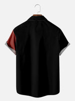 Tall Men's Gradient Palm Tree Hawaiian Short Sleeve Shirt ElevenOasis