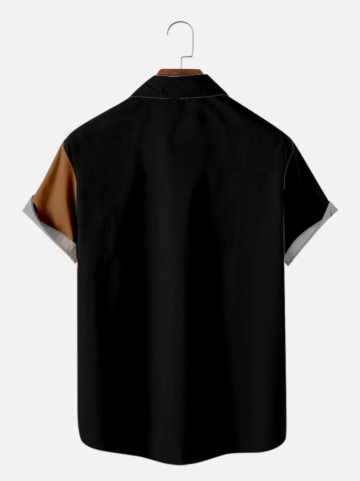 Tall Men's Gradient Palm Tree Hawaiian Short Sleeve Shirt ElevenOasis