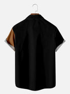 Tall Men's Gradient Palm Tree Hawaiian Short Sleeve Shirt ElevenOasis