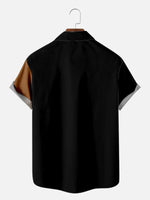 Tall Men's Gradient Palm Tree Hawaiian Short Sleeve Shirt ElevenOasis