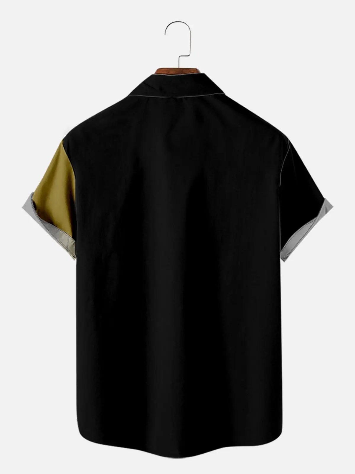 Tall Men's Gradient Palm Tree Hawaiian Short Sleeve Shirt ElevenOasis