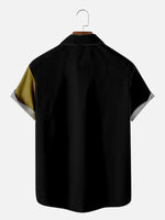 Tall Men's Gradient Palm Tree Hawaiian Short Sleeve Shirt ElevenOasis