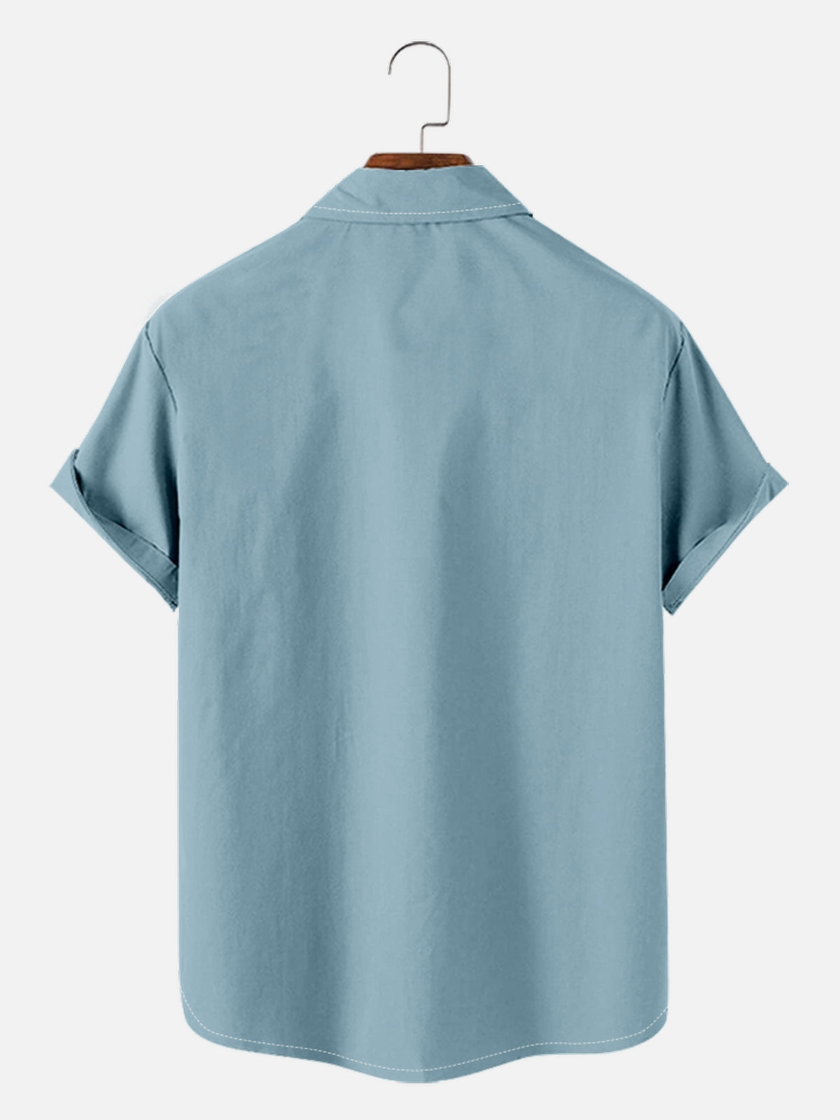 Men's Classic Striped Bowling Style Short Sleeve Shirt Eleven Oasis