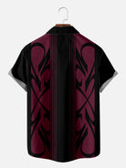 Men's Pinstripe Inspired Hot Rod Basic Every Day Short Sleeve Shirt ElevenOasis