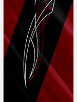 Men's Hot Rod Pinstripe Bowling Short Sleeve Shirt Eleven Oasis