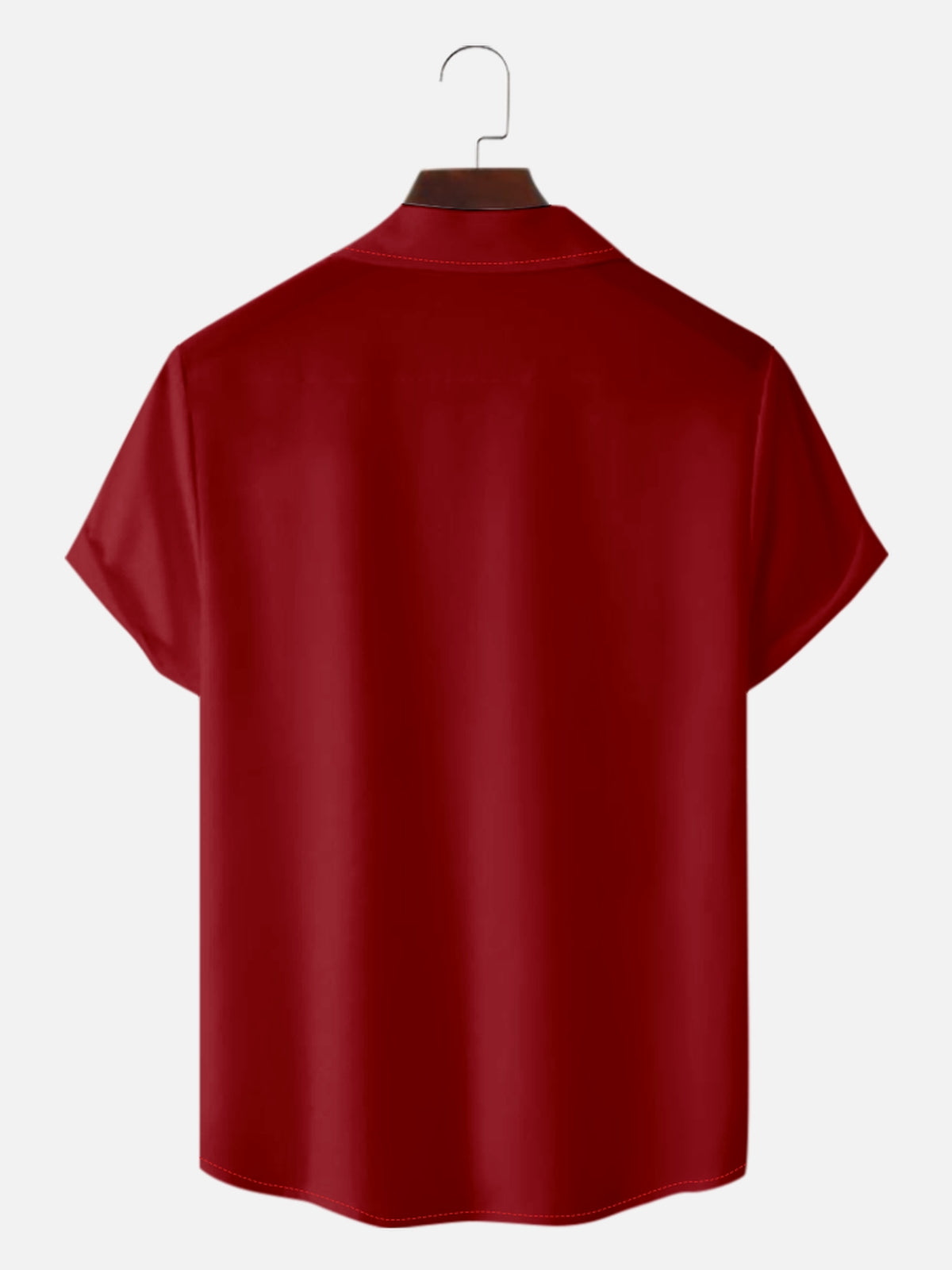Men's Color Block Panel Short Sleeve Shirt ElevenOasis