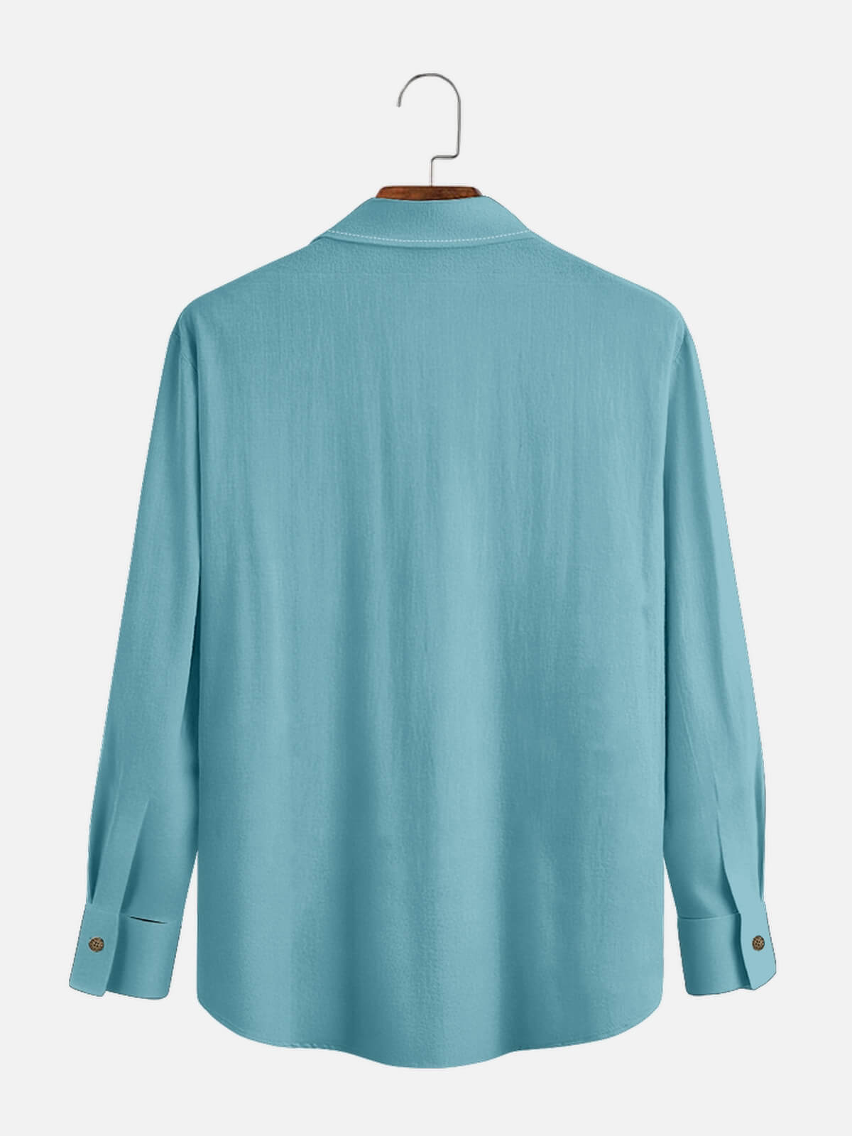 Men's Merry Christmas Palm Tree Long Sleeve Shirt Eleven Oasis