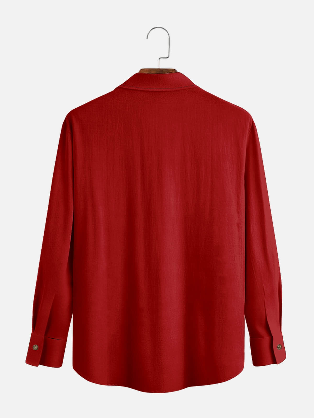 Men's Merry Christmas Palm Tree Long Sleeve Shirt Eleven Oasis