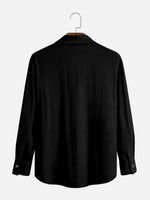 Men's Merry Christmas Palm Tree Long Sleeve Shirt Eleven Oasis