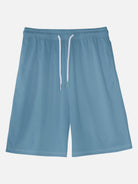 Men's Black Casual Drawstring Shorts ElevenOasis