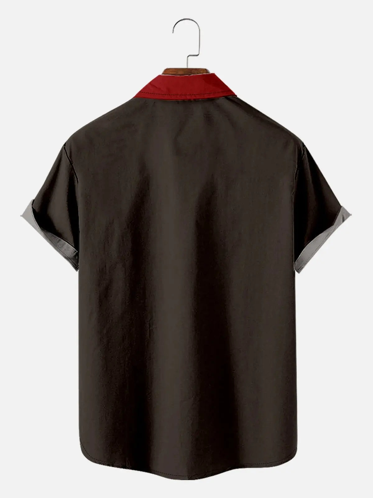 Men's Custom Music Heartbeat Panel Short Sleeve Shirt Eleven Oasis