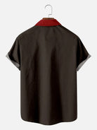 Tall Men's Custom Music Heartbeat Panel Short Sleeve Shirt Eleven Oasis