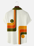Men's Groovy Geometric Short Sleeve Shirt 