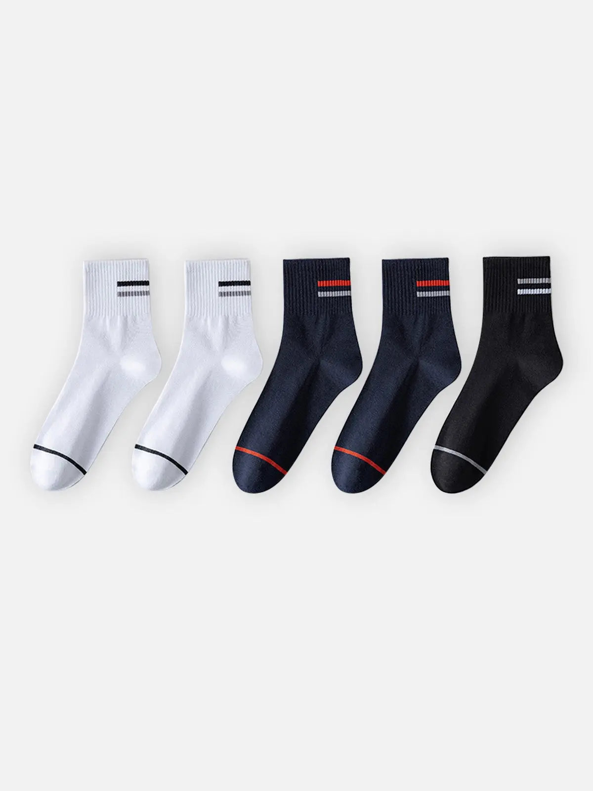 Men's All-Season Crew Socks 5-Pack Eleven Oasis