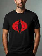 G.I. Joe Cobra Logo Retro 80s Cotton T-Shirt Eleven Oasis