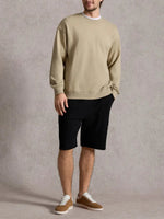 Men's Oversized Cotton Crew Neck Sweatshirt ElevenOasis