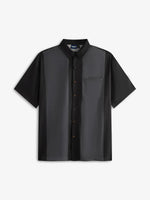 Men's Basic 50s Style Bowling Short Sleeve Shirt ElevenOasis