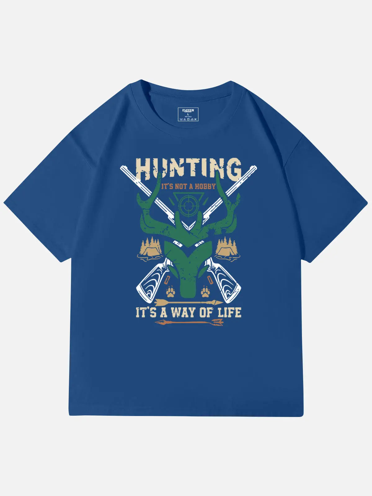 Hunting "It's a Way of Life"Cotton T-Shirt Eleven Oasis