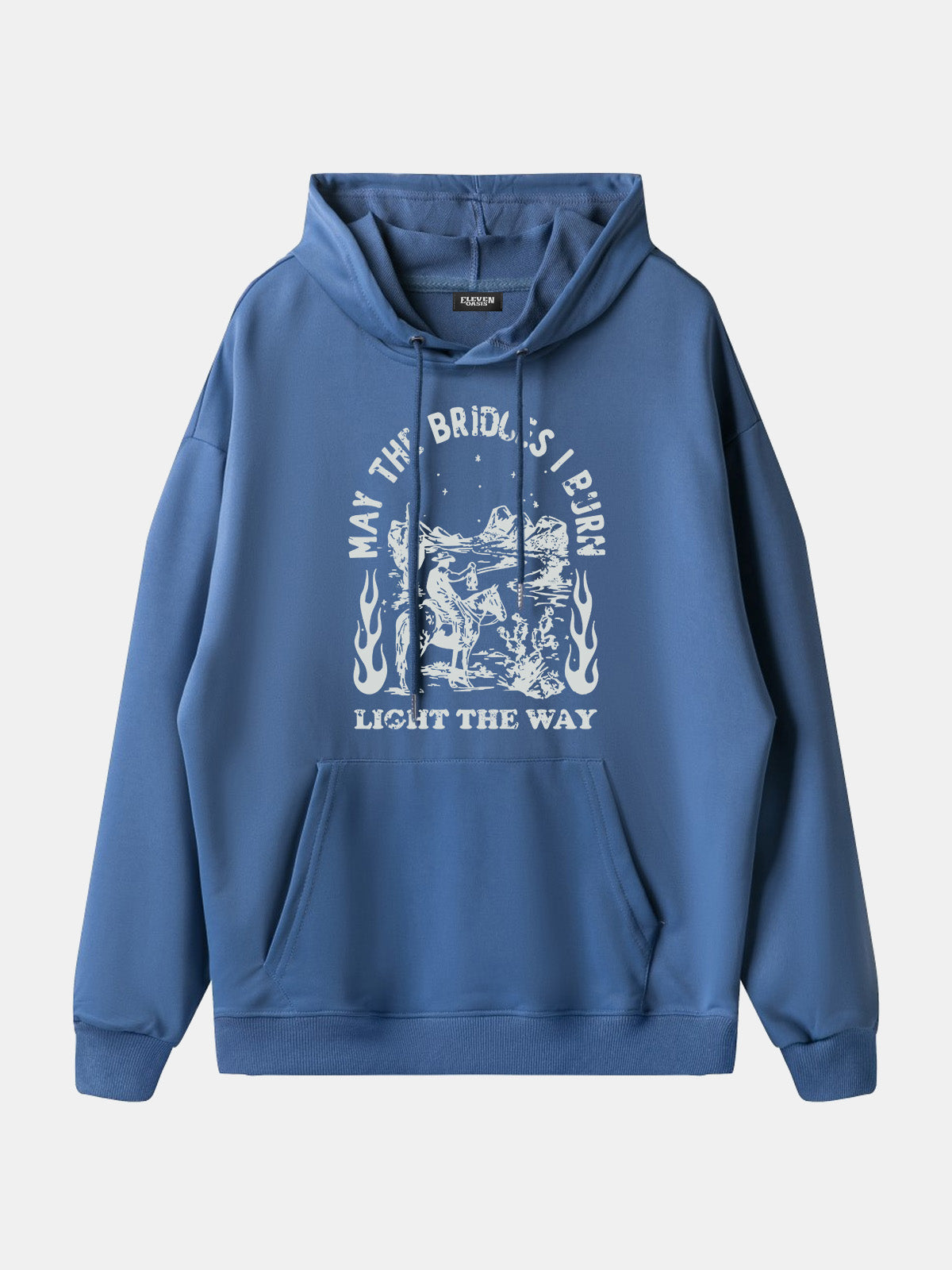 Western Rider Burn Light the Way Hoodie Eleven Oasis