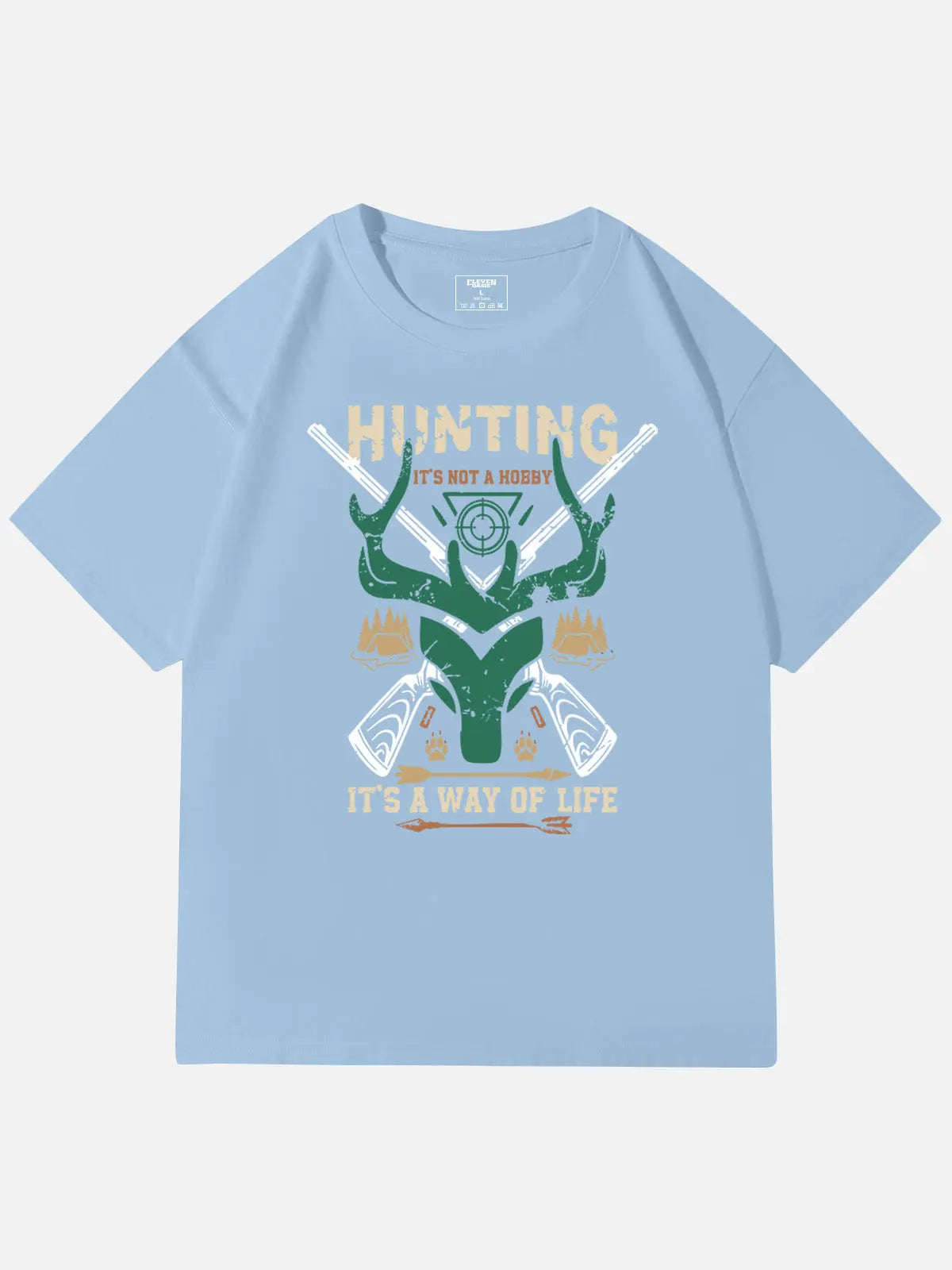 Hunting "It's a Way of Life"Cotton T-Shirt Eleven Oasis