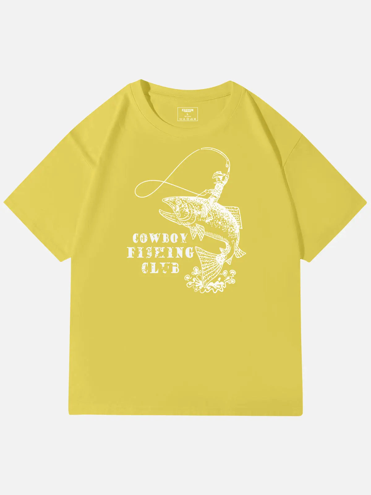 Cowboy Fishing Club Graphic Cotton T-Shirt Eleven Oasis