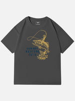 Cowboy Fishing Club Graphic Cotton T-Shirt Eleven Oasis