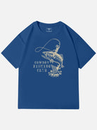 Cowboy Fishing Club Graphic Cotton T-Shirt Eleven Oasis