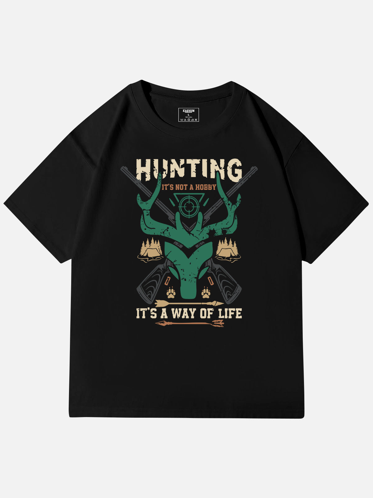 Hunting ¡°It¡¯s a Way of Life¡± Cotton T-Shirt Eleven Oasis