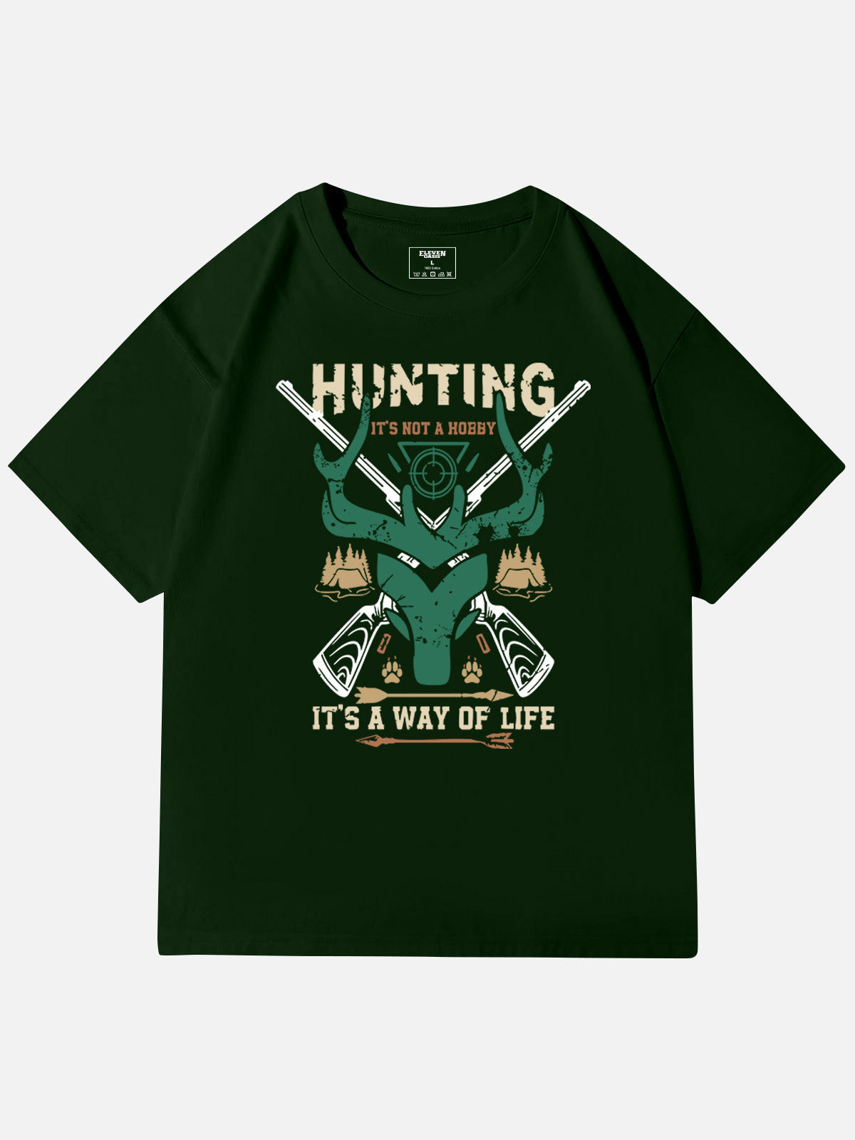 Hunting ¡°It¡¯s a Way of Life¡± Cotton T-Shirt Eleven Oasis