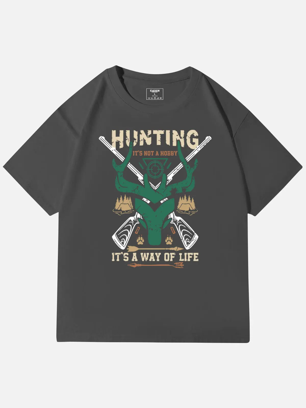 Hunting "It's a Way of Life"Cotton T-Shirt Eleven Oasis