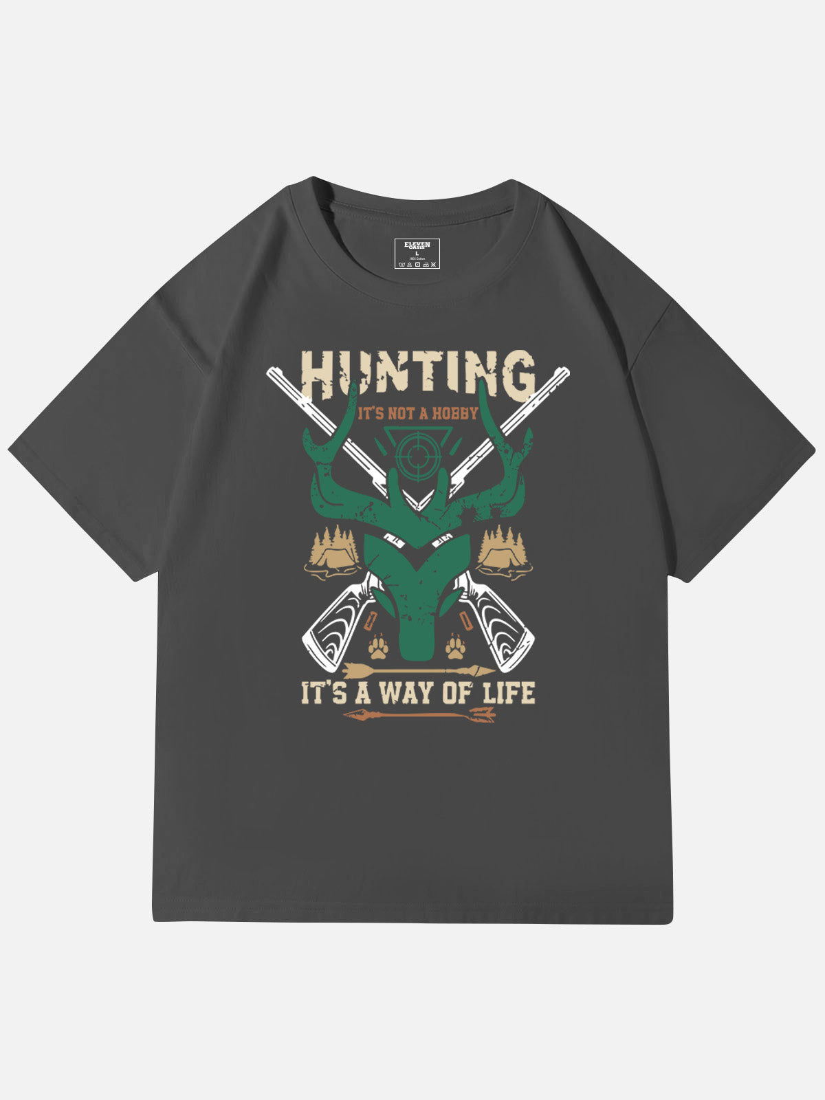 Hunting ¡°It¡¯s a Way of Life¡± Cotton T-Shirt Eleven Oasis