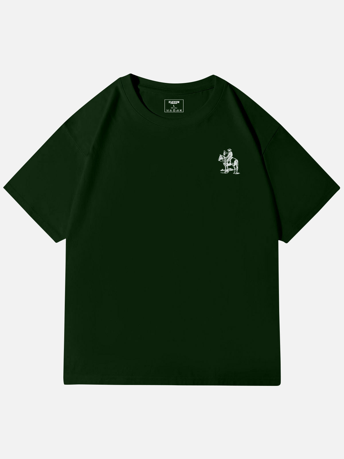 Western Rider Burn Light the Way Cotton T-Shirt Eleven Oasis