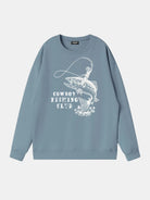 Cowboy Fishing Club Graphic Sweatshirt Eleven Oasis