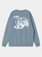 Off-Road Adventure Graphic Sweatshirt Eleven Oasis