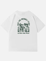 Western Rider Burn Light the Way Cotton T-Shirt Eleven Oasis