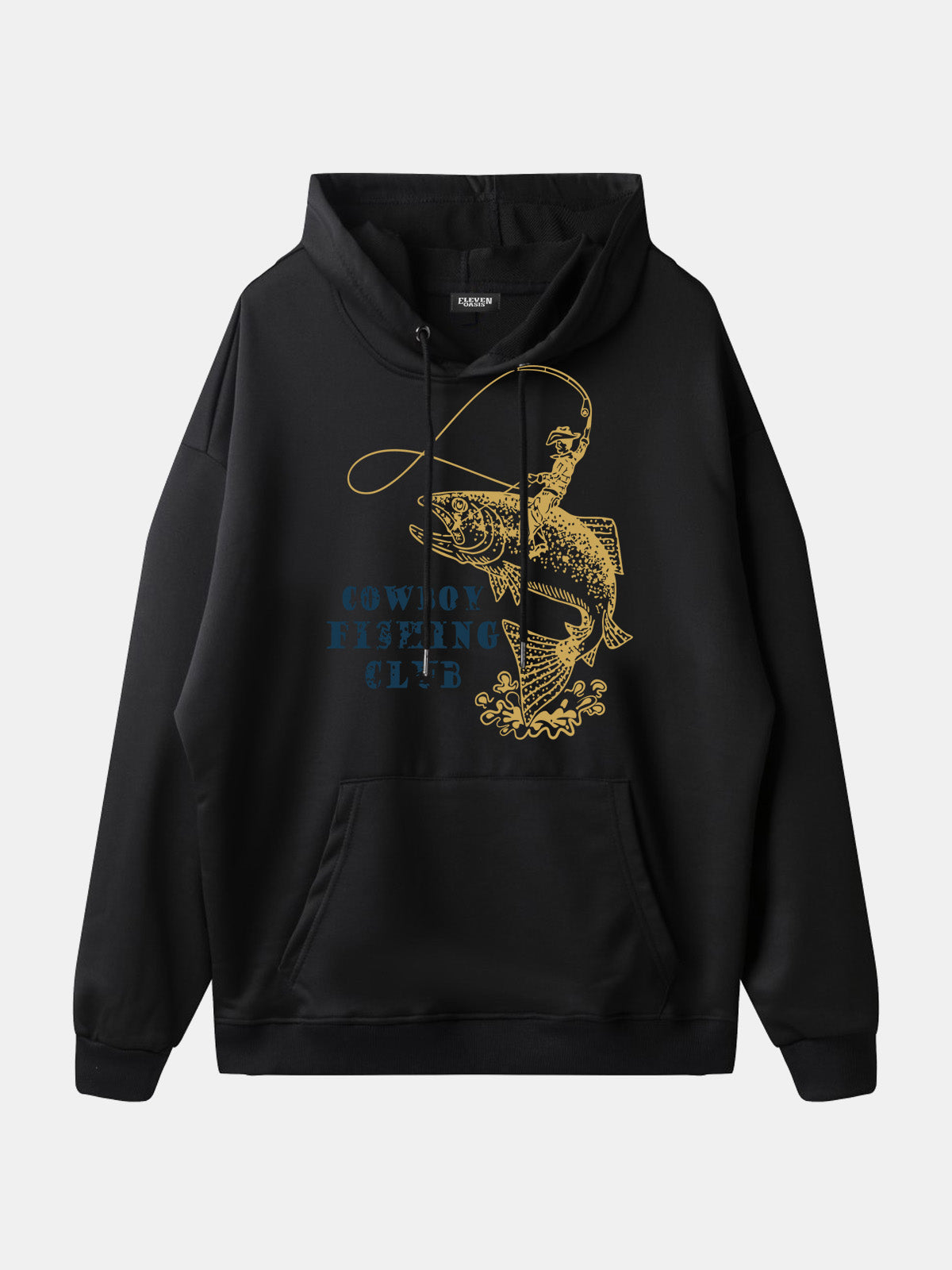 Cowboy Fishing Club Graphic Hoodie Eleven Oasis