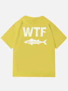 WTF Where's The Fish Graphic Cotton T-Shirt Eleven Oasis