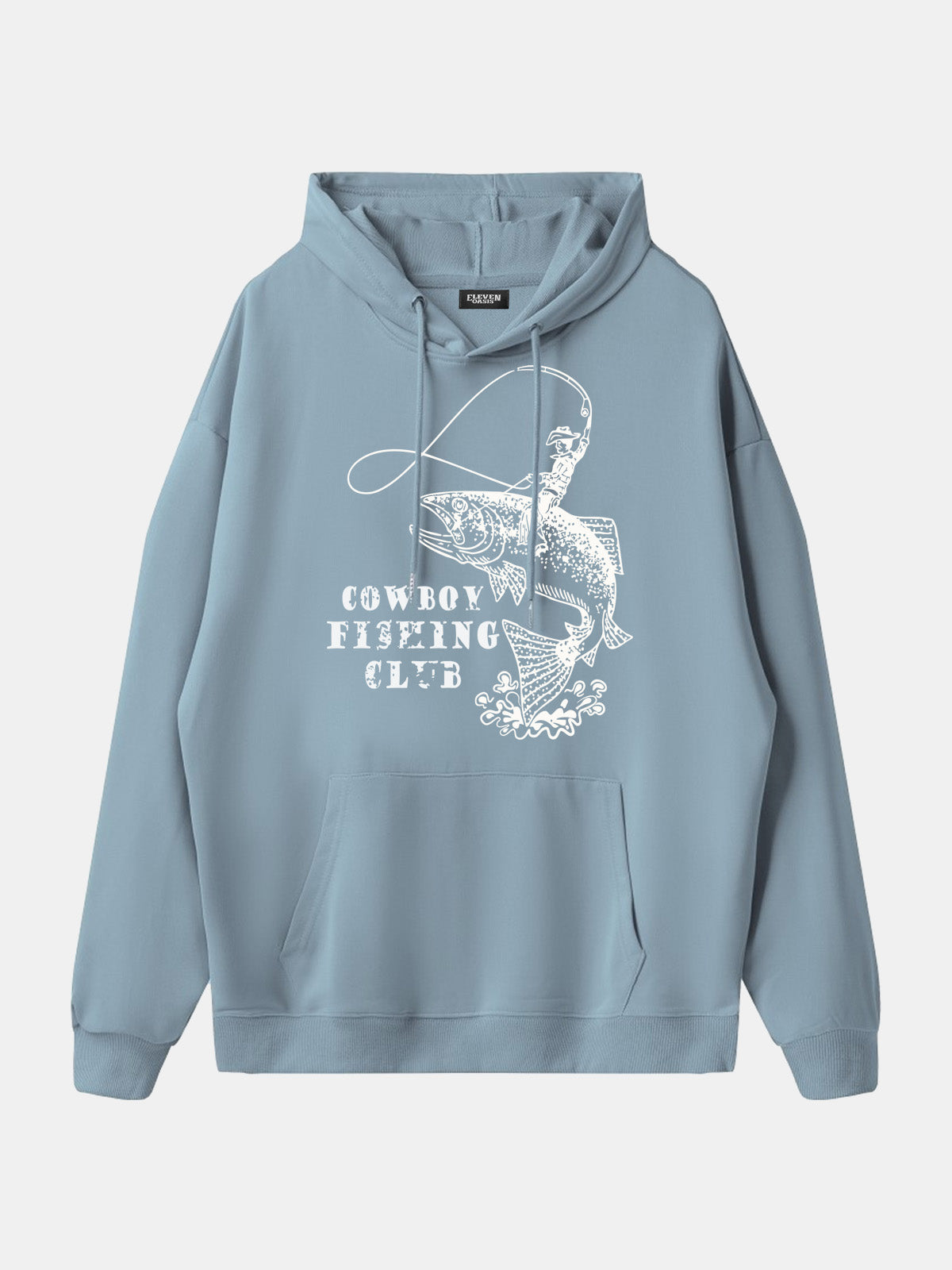 Cowboy Fishing Club Graphic Hoodie Eleven Oasis