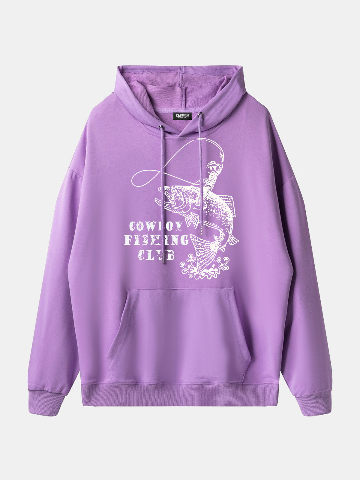 Cowboy Fishing Club Graphic Hoodie ElevenOasis