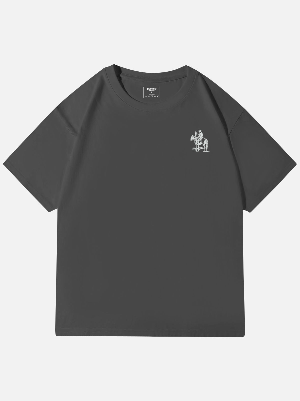 Western Rider Burn Light the Way Cotton T-Shirt Eleven Oasis