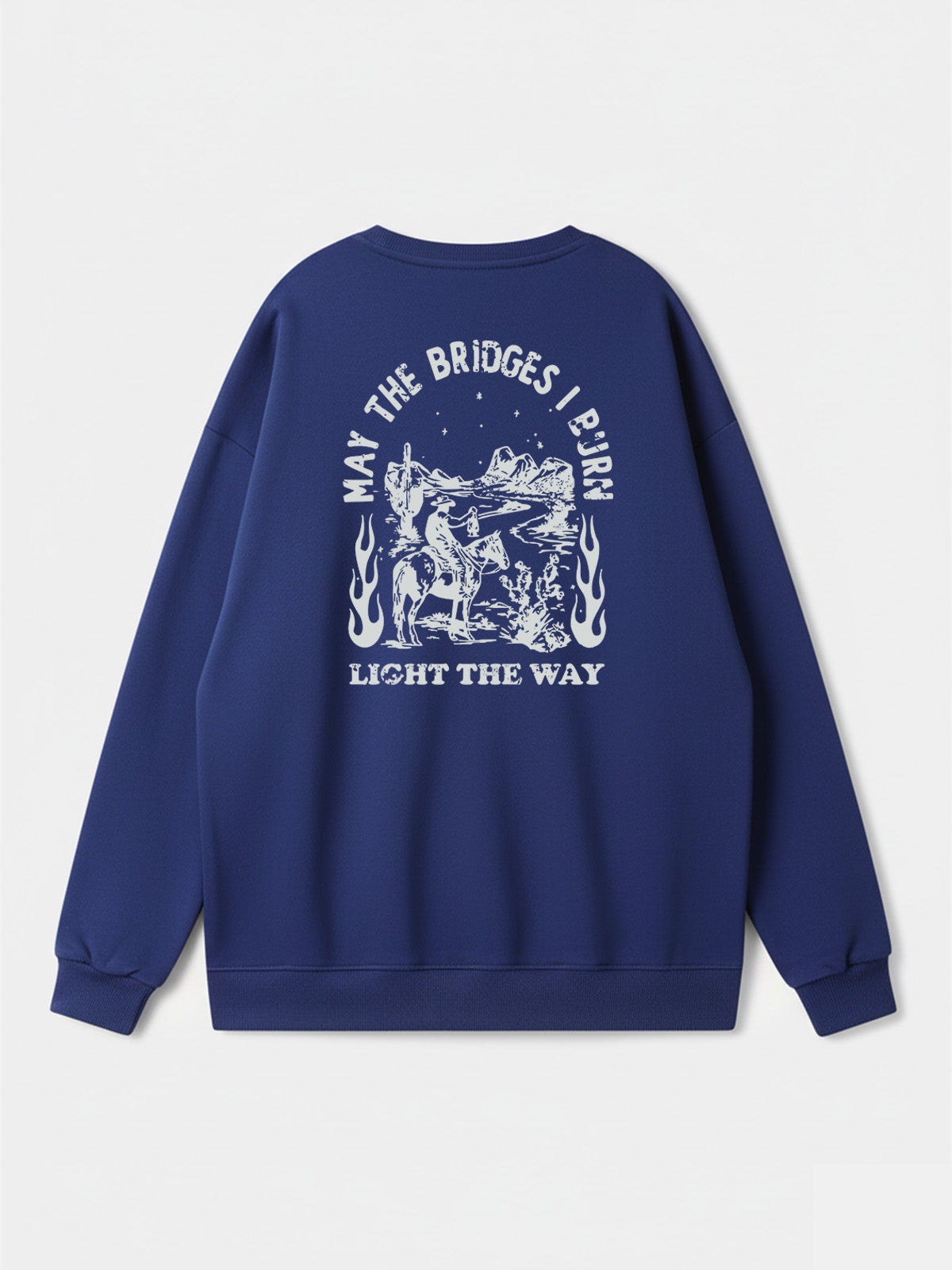 Western Rider Burn Light the Way Sweatshirt Eleven Oasis