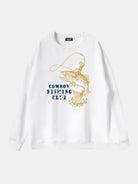 Cowboy Fishing Club Graphic Sweatshirt Eleven Oasis