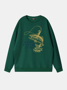 Cowboy Fishing Club Graphic Sweatshirt Eleven Oasis