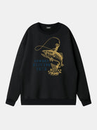 Cowboy Fishing Club Graphic Sweatshirt Eleven Oasis