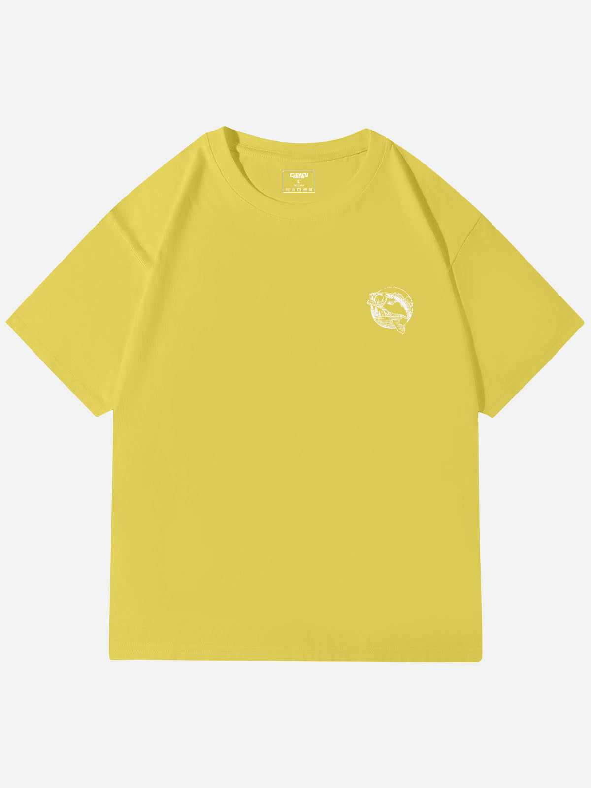 WTF Where¡¯s The Fish Graphic Cotton T-Shirt Eleven Oasis