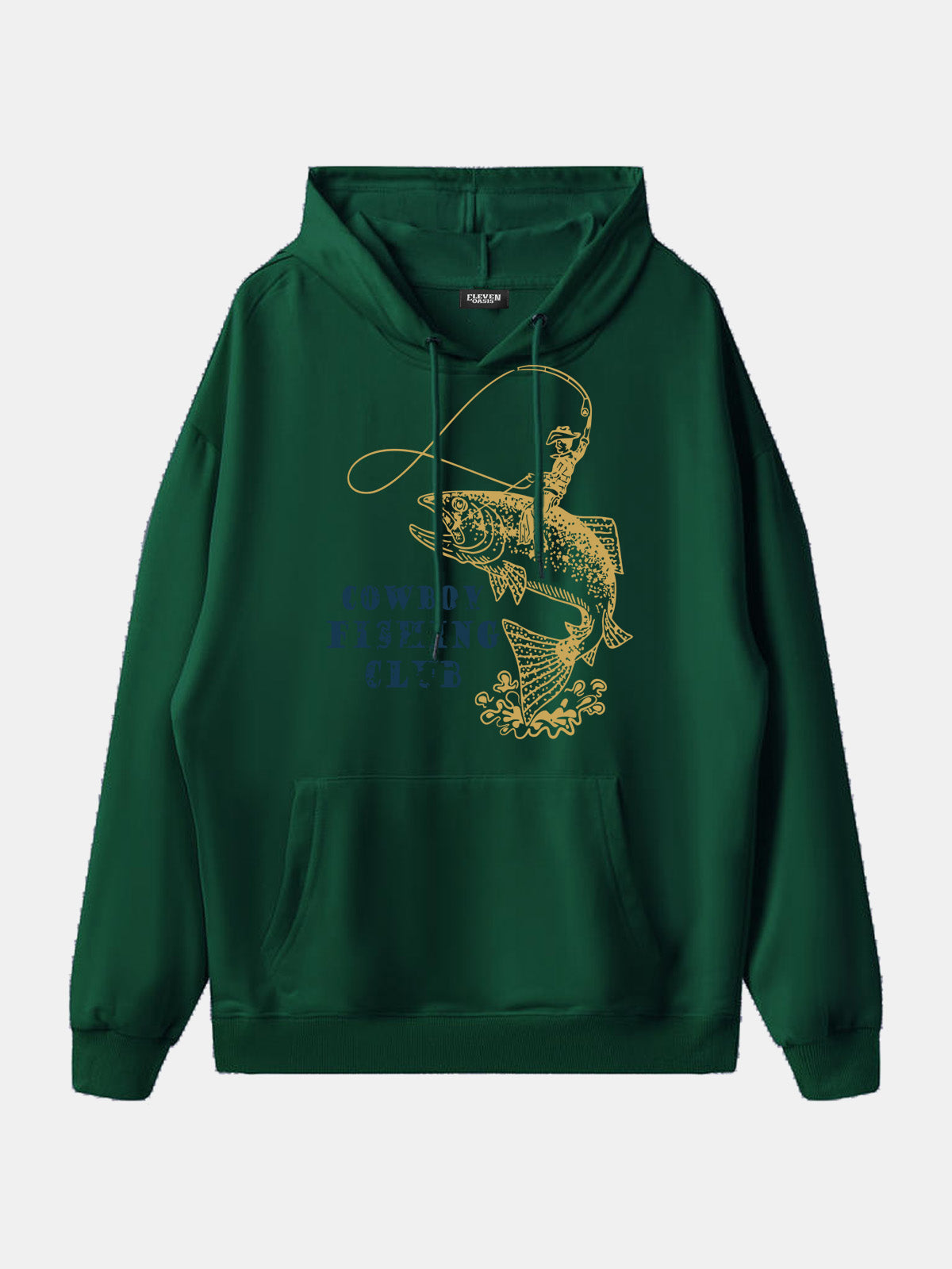 Cowboy Fishing Club Graphic Hoodie Eleven Oasis