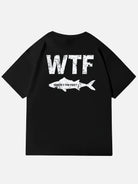 WTF Where's The Fish Graphic Cotton T-Shirt Eleven Oasis