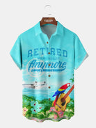 Men's Retired Not My Problem Hawaiian Short Sleeve Shirt ElevenOasis