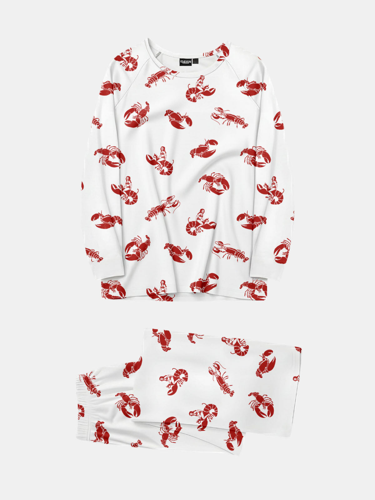 Pin-Up Lobster Lounge Pajama Set Eleven Oasis